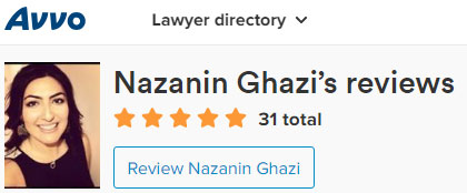 Avvo Review of Ghazi Law Group